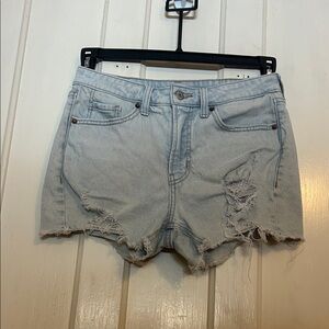 Old Navy Light Wash Distressed Jean Shorts